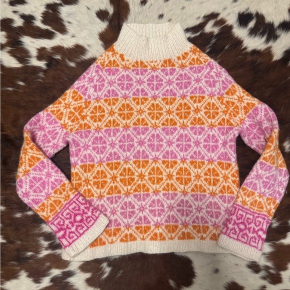 100% alpaca wool hand knitted sweater skappel Oslo x Helene moo - Picture 3 of 5